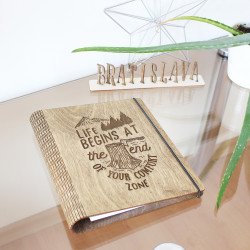 Wooden notebook "Motivation"